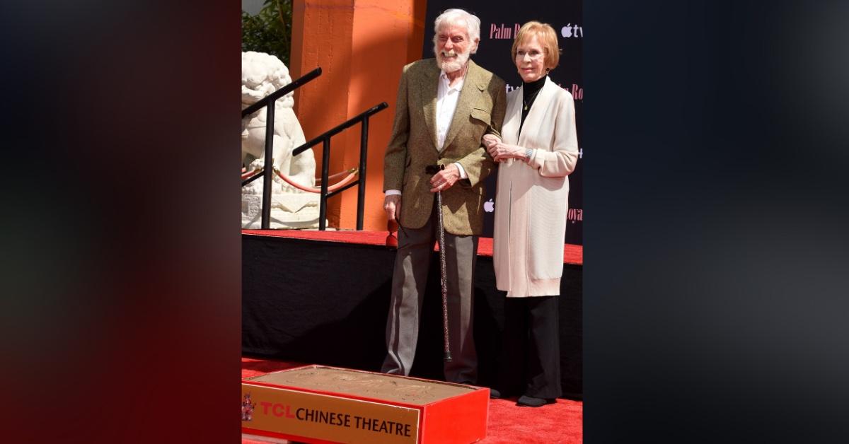 dick van dyke rare outing photos supporting carol burnett handprint ceremony