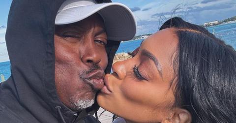 porsha williams smiling with husband simon days before shock divorce filing