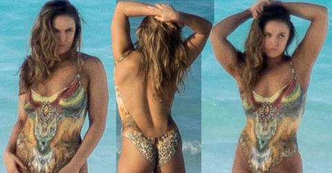 Ronda Rousey Naked Photos Body Paint Beach