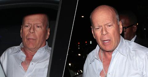 Bruce Willis Drunk Leaving Club Party