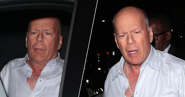 Bruce Willis Drunk Leaving Club Party
