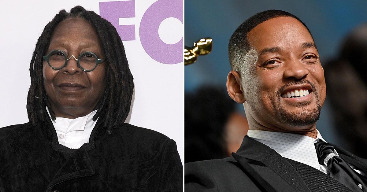 whoopi goldberg oscars scared remove will smith manic struggle security