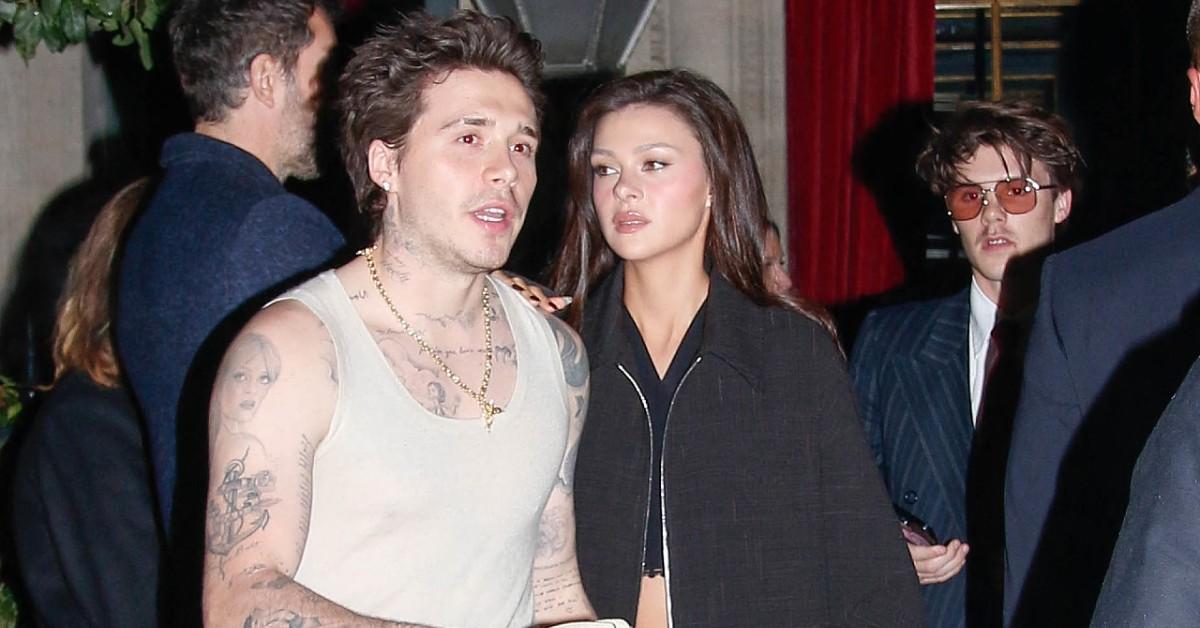 Photo of Nicola Pletz and Brooklyn Beckham