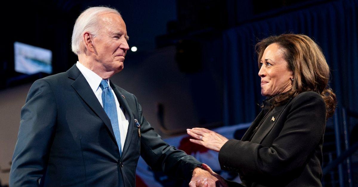 Photo of Kamala Harris, Joe Biden