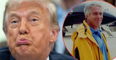 Photo of Donald Trump, Jeffrey Epstein