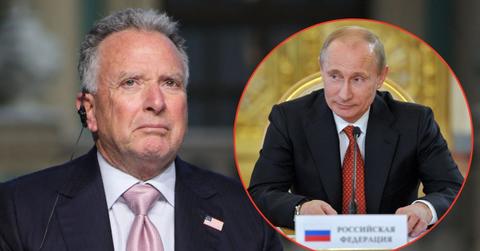 Split image of Steve Witkoff and Vladimir Putin