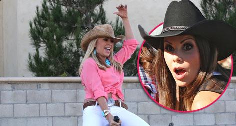 //heather dubrow tamra barney mechanical bull square