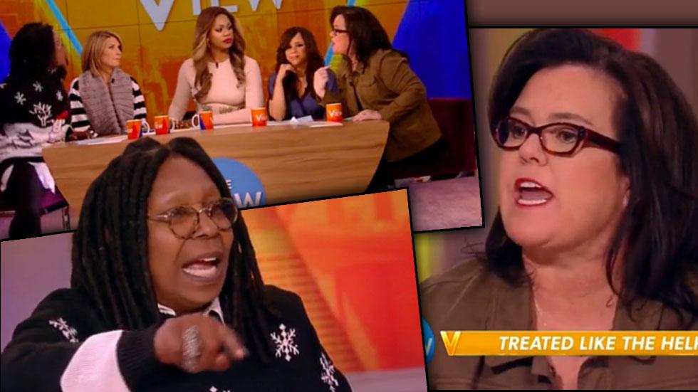 Whoopi Goldberg Rosie O'Donnell​ Shouting Match