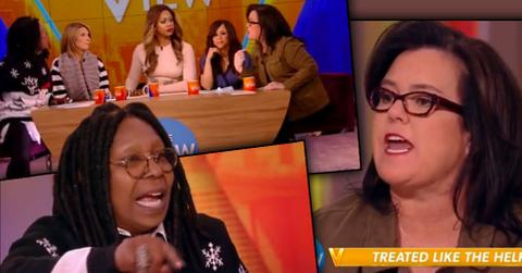 Whoopi Goldberg Rosie O'Donnell Shouting Match