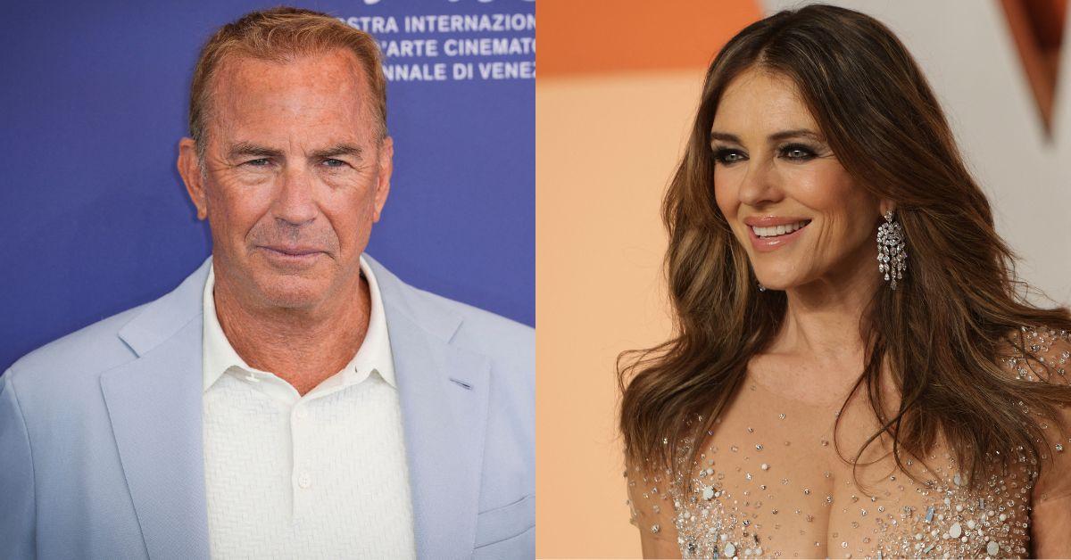 Elizabeth Hurley was rumored to have shared a past connection with Kevin Costner in the late '90s.