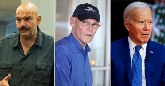 john fetterman tells james carville to shut the f up defending joe biden