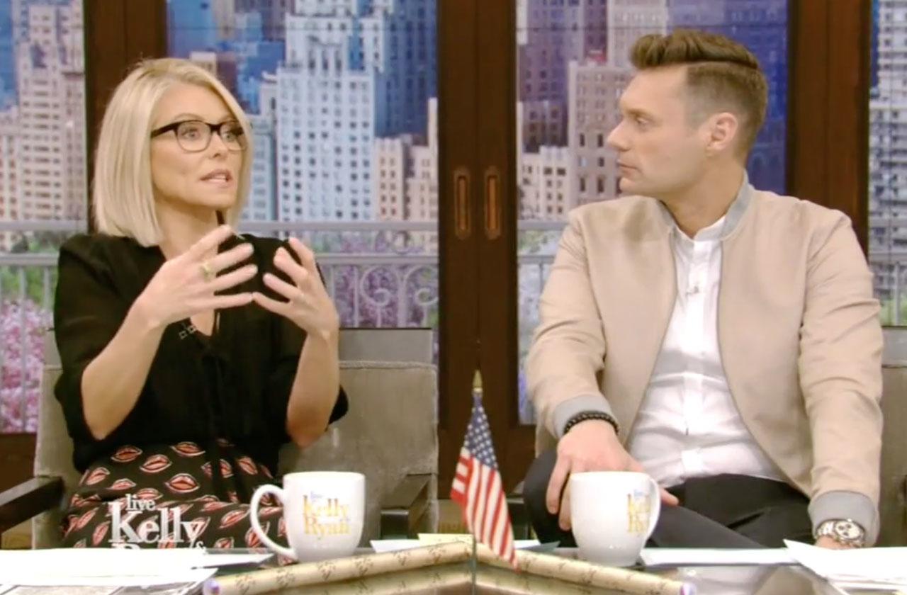 //Ryan Seacrest Kelly Ripa Live Quit pp