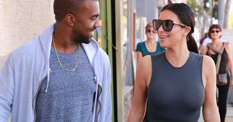 //kanye west and kim kardashian pp