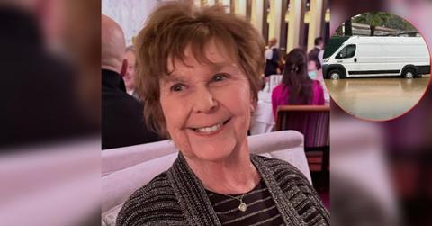 Composite photo of Nancy Guthrie and white van