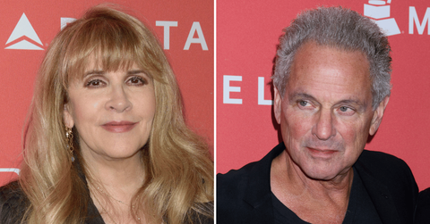 Split photo of Stevie Nicks, Lindsey Buckingham