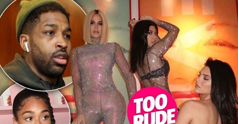 Khloe Kardashian Kylie Jenner Party Tristan Thompson Jordyn Woods Drama