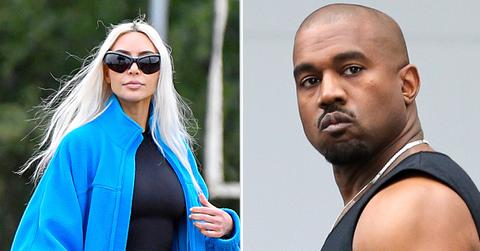 kim kardashian tense family meeting photos divorce settled kanye