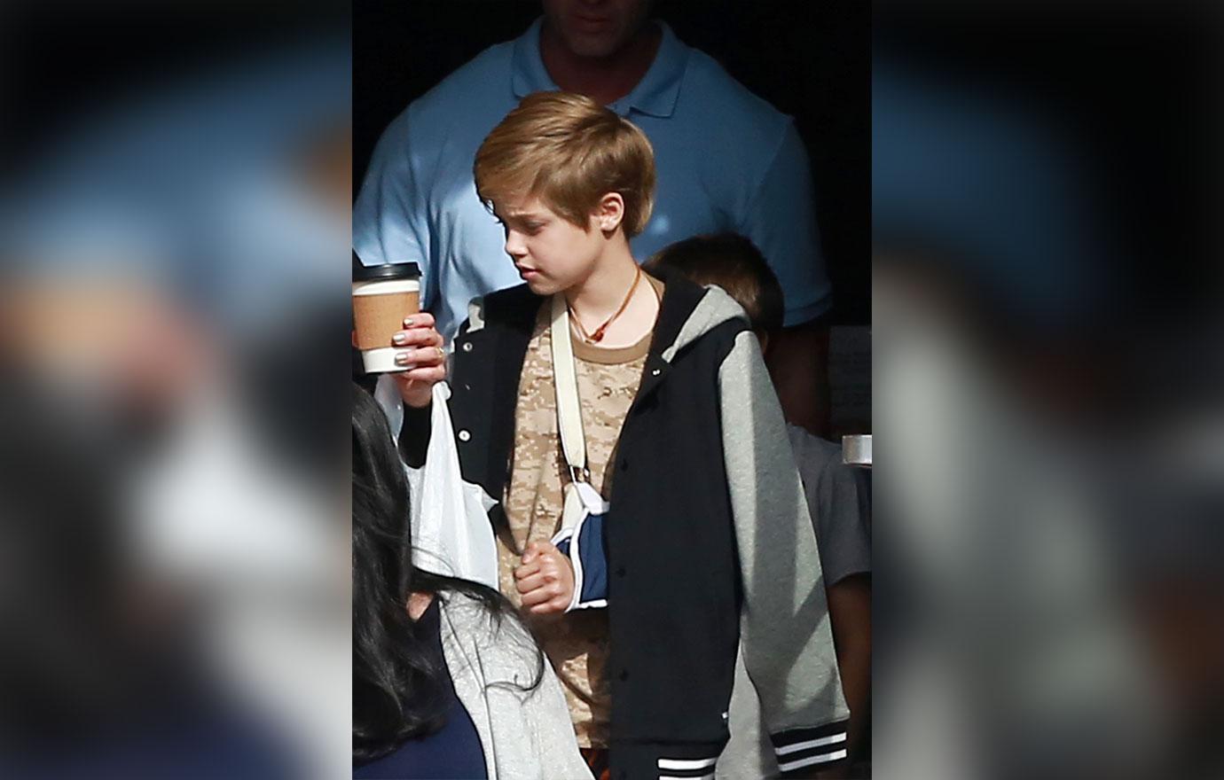 Shiloh Jolie Pitt broke collar bone