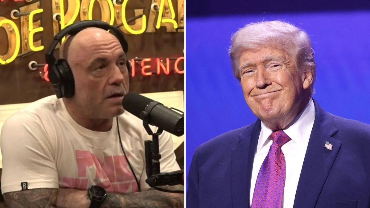 Photo of Joe Rogan, Donald Trump