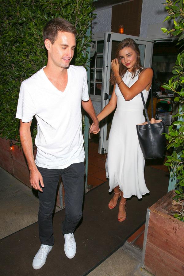 Miranda Kerr Evan Spiegel Photos