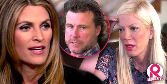 //tori spelling banned seeing stepson mary jo eustace dean mcdermott divorce wide