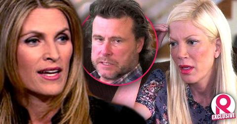 //tori spelling banned seeing stepson mary jo eustace dean mcdermott divorce wide