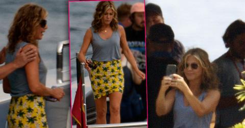 Jennifer Aniston Yacht Italy
