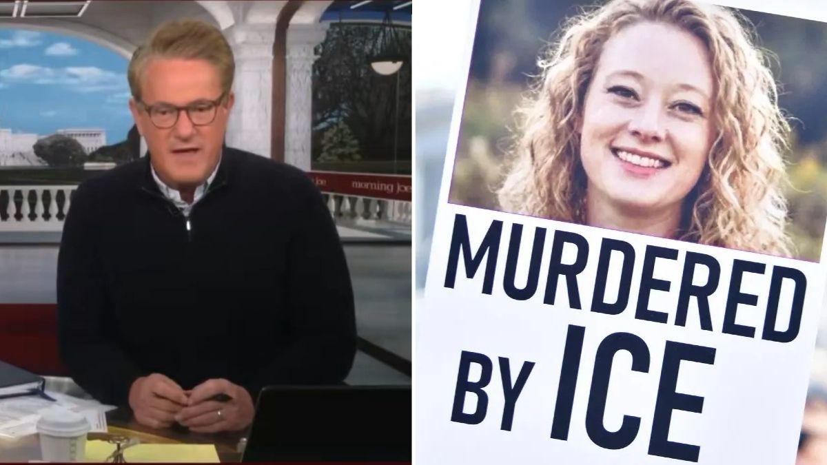 joe scarborough and photo of renee good