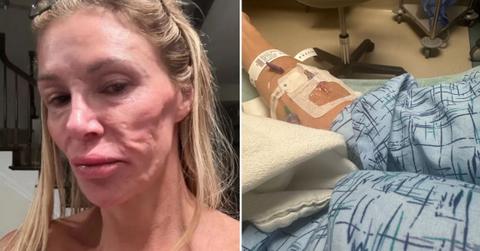 Split photos of Brandi Glanville.