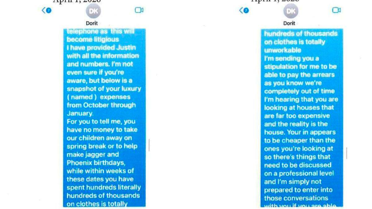 Paul 'PK' Kemsley text messages