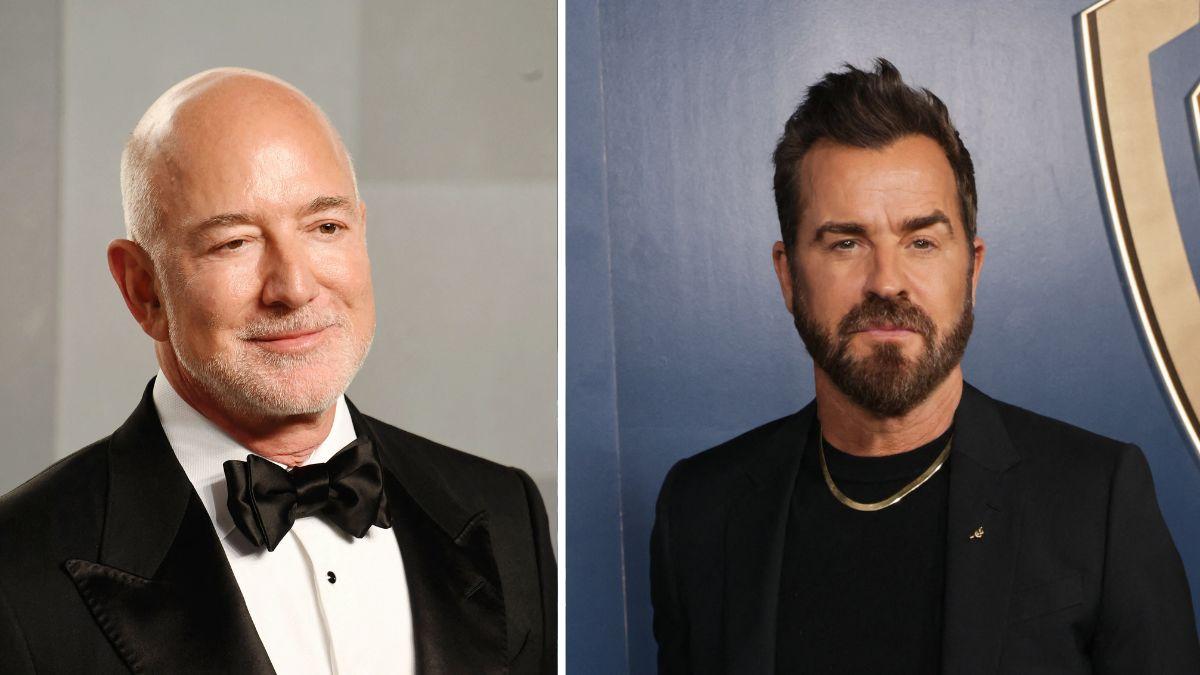 Photo of Jeff Bezos and Justin Theroux 
