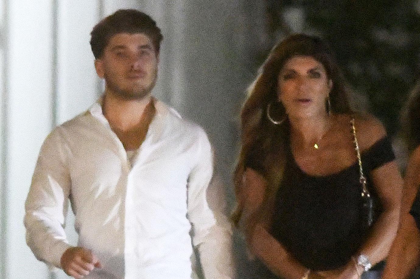 Teresa Giudice Walking With Blake Shreck