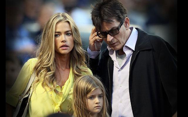 denise richards charlie sheen taking money daughters trust