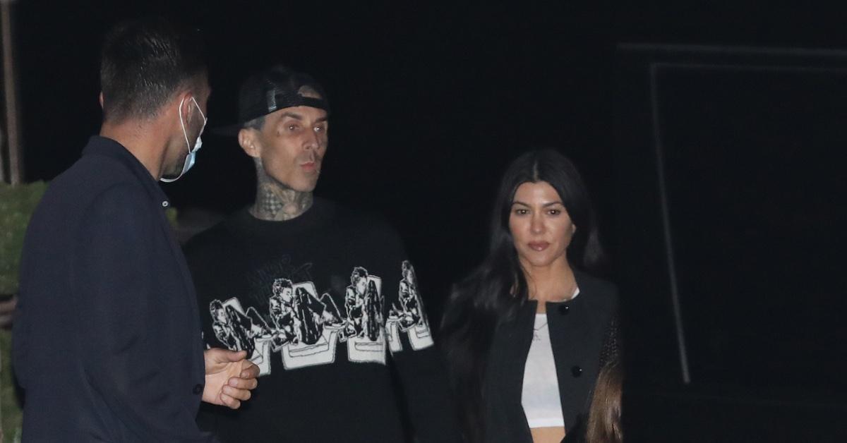 kourtney kardashian spotted out amid travis hospitalization