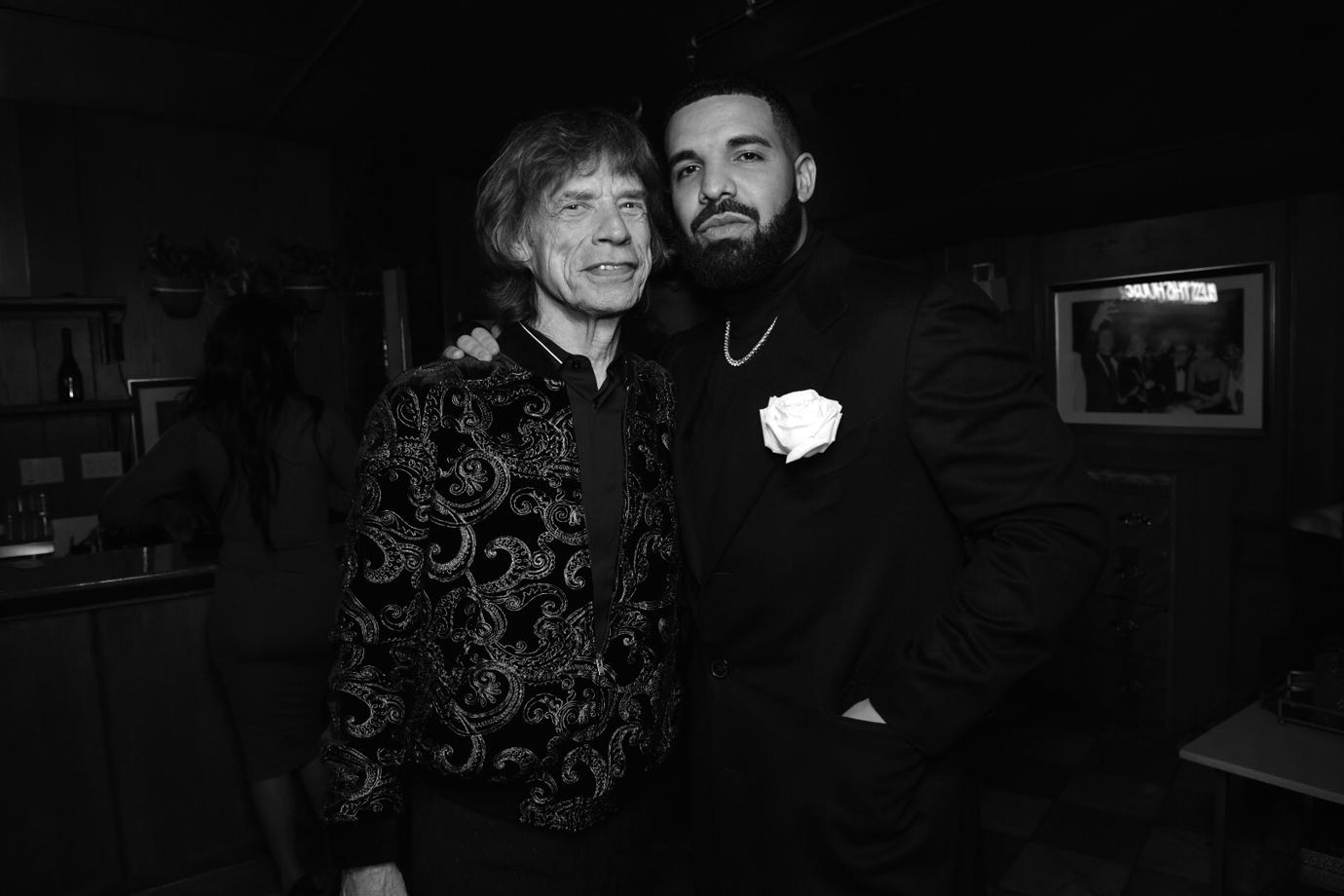 //drake mick jagger grammy the hwood