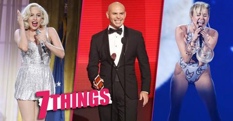 //gaga pitbull miley amas pp