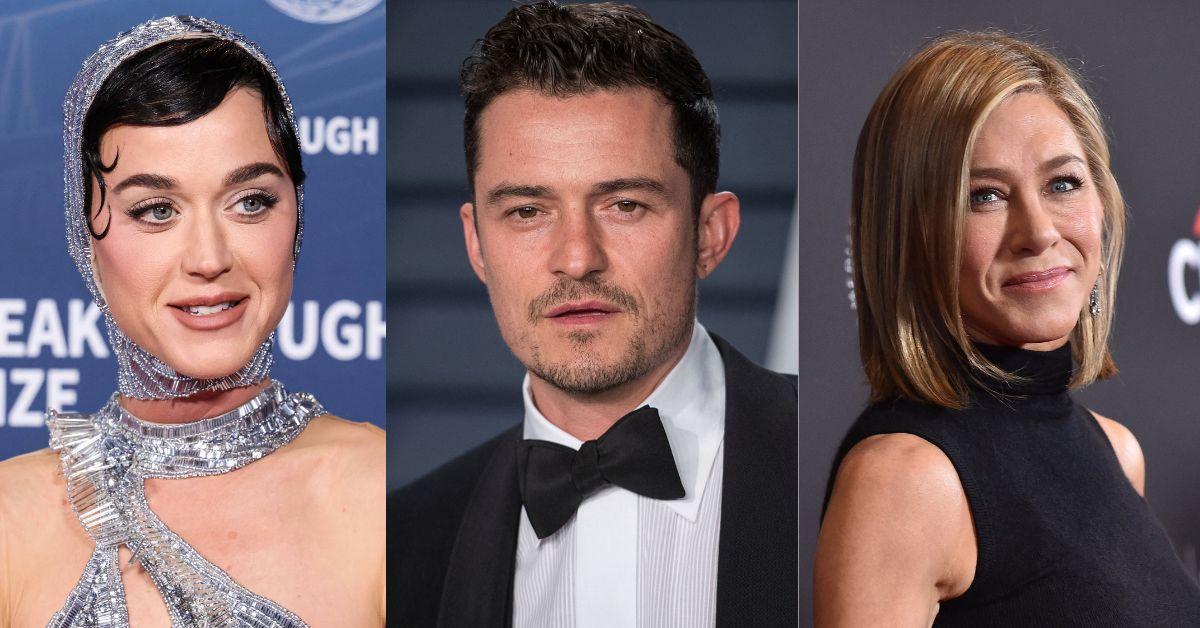 jennifer aniston war katy perry orlando bloom romance
