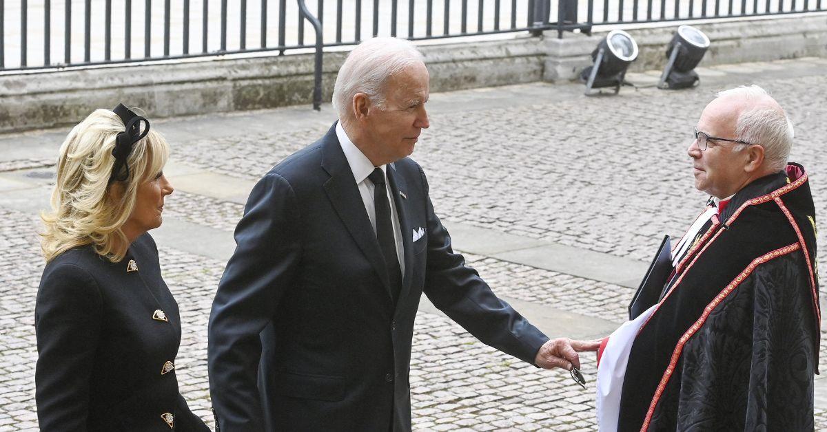 Joe Biden Placed 14 Rows Back During Queen Elizabeth's Funeral Service