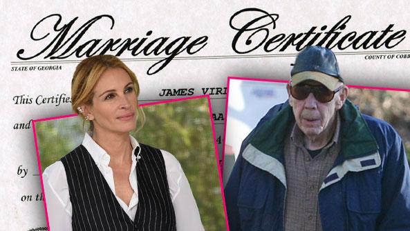 //Julia roberts family secret wedding pp