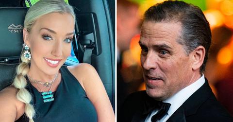 Composite photo of Lunden Roberts and Hunter Biden