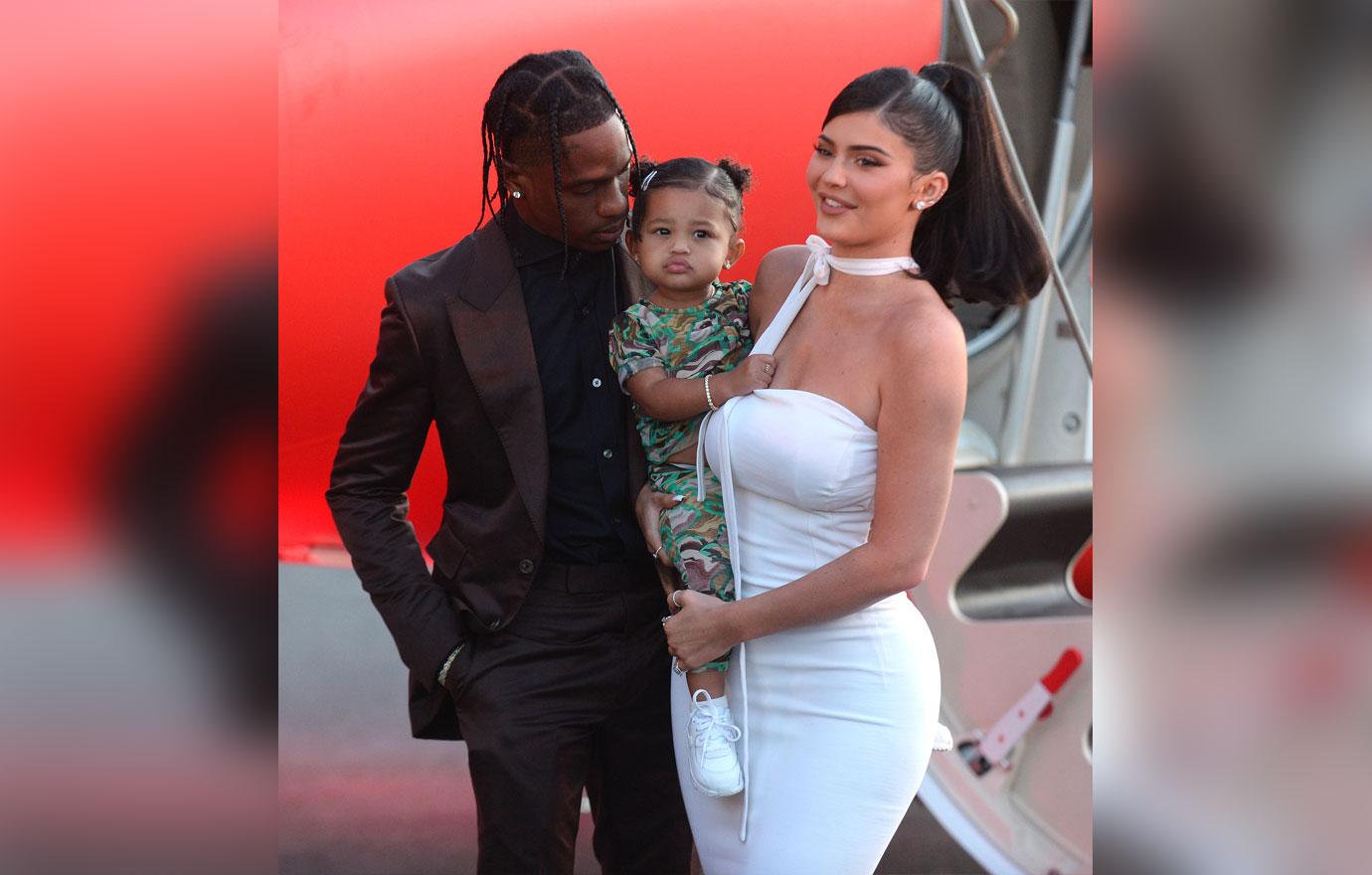 Kylie Jenner, Travis Scott & Stormi At ‘Look Mom I Can Fly’ Premiere