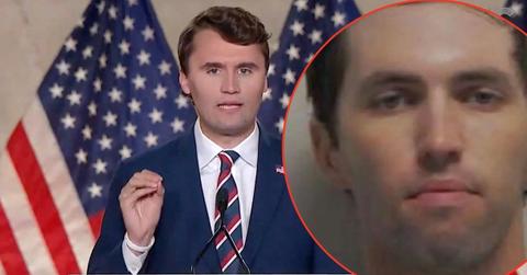 A photo of Charlie Kirk alongside a photo of Tyler Robinson
