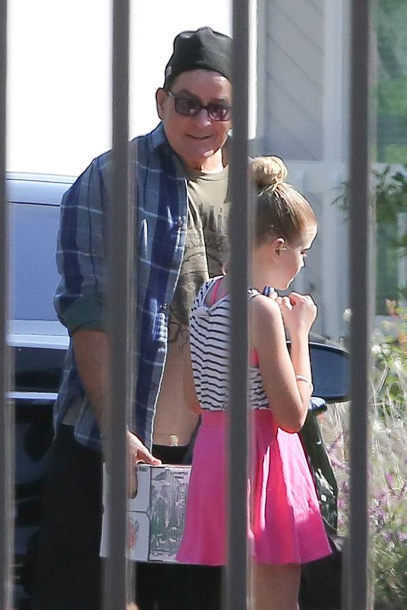 Charlie Sheen Denise Richards Daughters Sam Lola