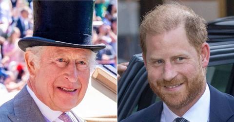 picture of King Charles and Prince Harry