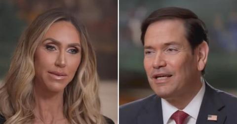 A photo of Lara Trump alongside a photo of Marco Rubio
