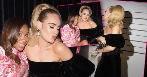 Adele Looks Slim In Black Dress At Drake’s Birthday Party