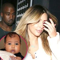 //kim kardashian bored kanye west north west