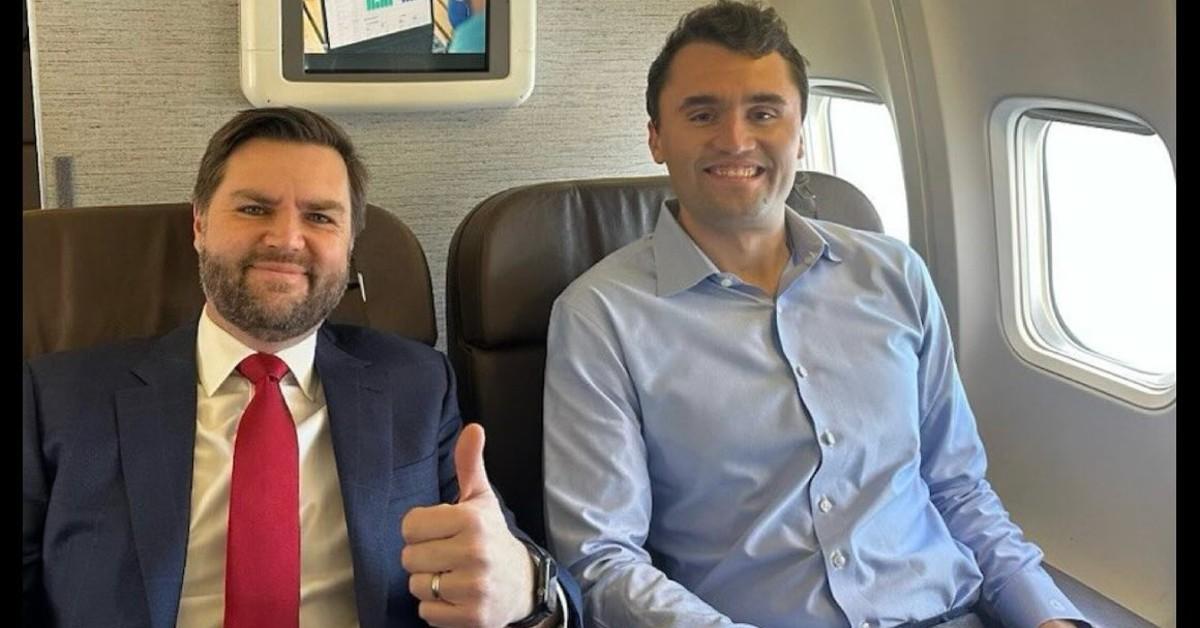 Photo of JD Vance and Charlie Kirk