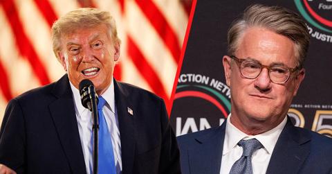 Photo of Donald Trump, Joe Scarborough,