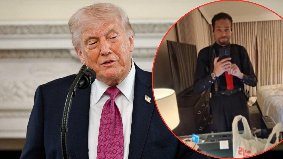 President Trump and Cole Tomas Allen 